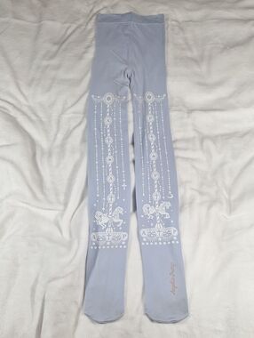 Angelic Pretty Lilac Carousel Horse Print Tights | Sweet Lolita Accessory 🎠🎀